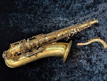 Vintage Selmer Paris Mark VI Tenor Saxophone – Raw Brass Body, Serial #119780